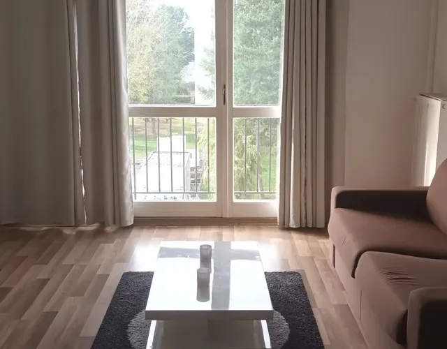 Vue pièce à vivre studio meublé de 30 m2 à louer sur Tours Nord | Tours'N Gestion Immo 37