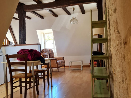 vue pièce principale type 2 duplex meublé à louer sur Tours-Nord | Tours'N Gestion Immo 37